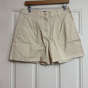 J.Crew Pleated capeside chino short NWT Size 6